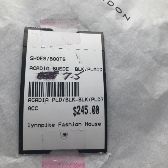 Plaid/Suede Bootie - Picture 7 of 7